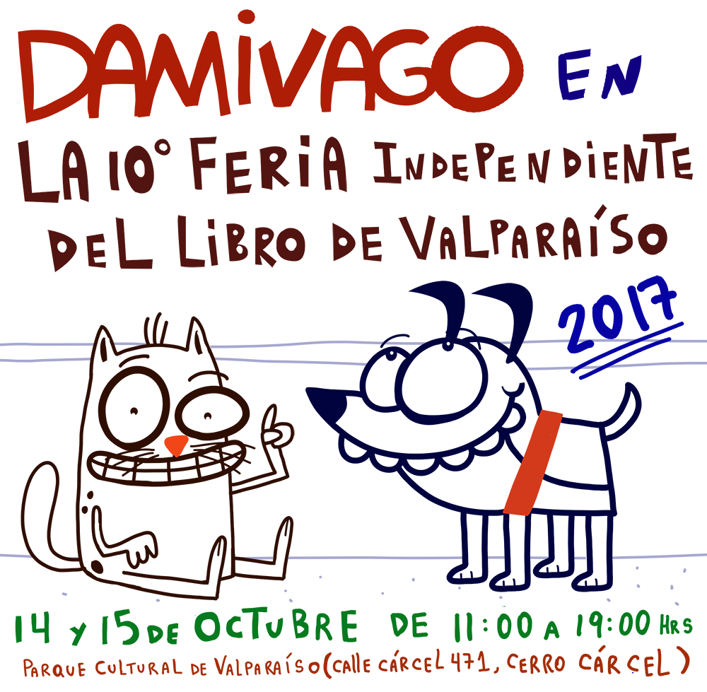 Damivago en Feria del Libro Independiente Valparaíso