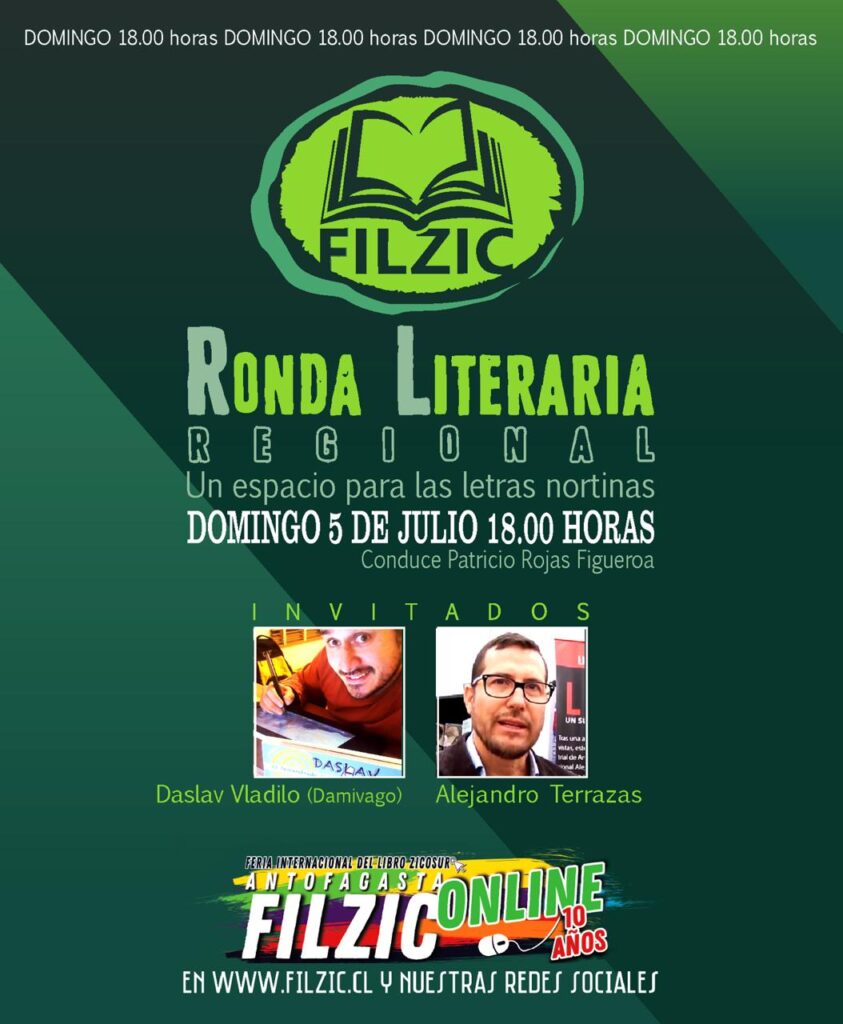 Damivago en Ronda Literaria Regional Online FILZIC 2020