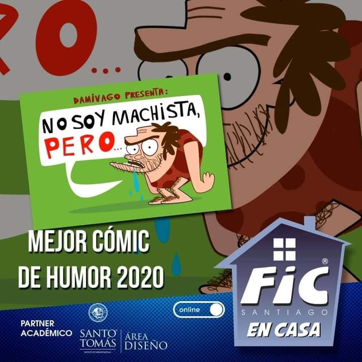 PREMIOS FIC SANTIAGO 2020: Mejor Cómic de Humor Chileno del 2019: «No soy Machista, pero…»