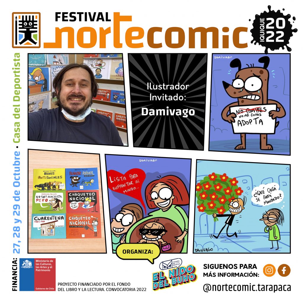 [EVENTO] Damivago en FESTIVAL NORTECOMIC en IQUIQUE