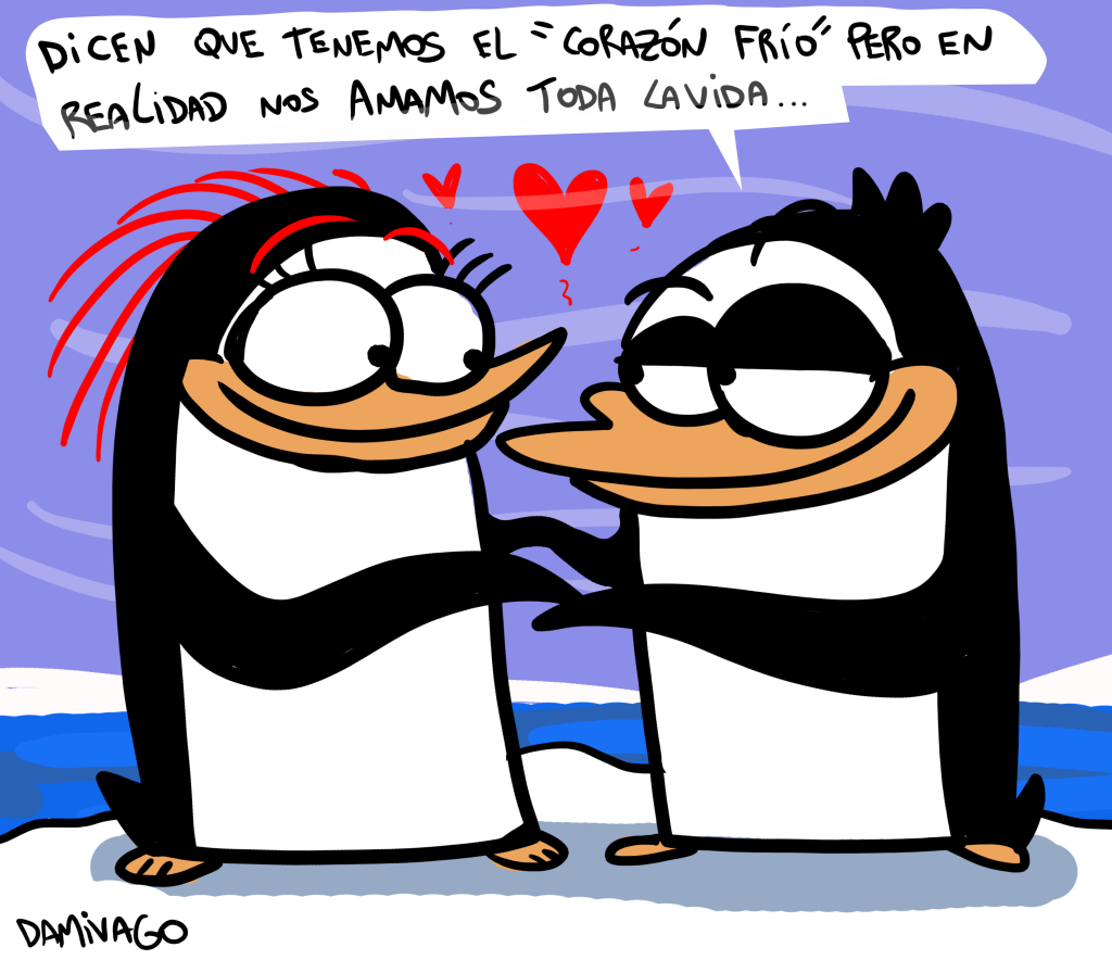 Damivago Nº 3203: Amor de Pinguinos