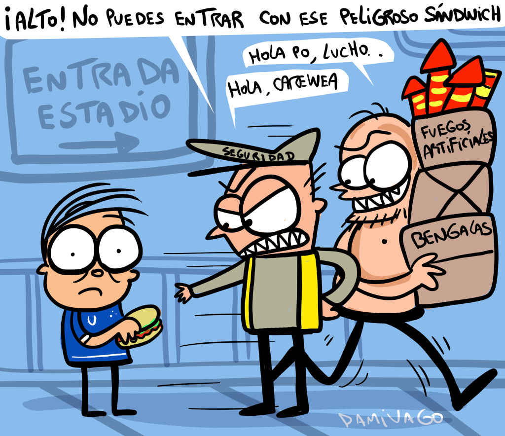 Damivago Nº 3321: Estadio Inseguro