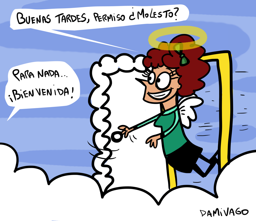 Viñeta Homenaje: Descansa en paz  Grimanesa Jiménez.