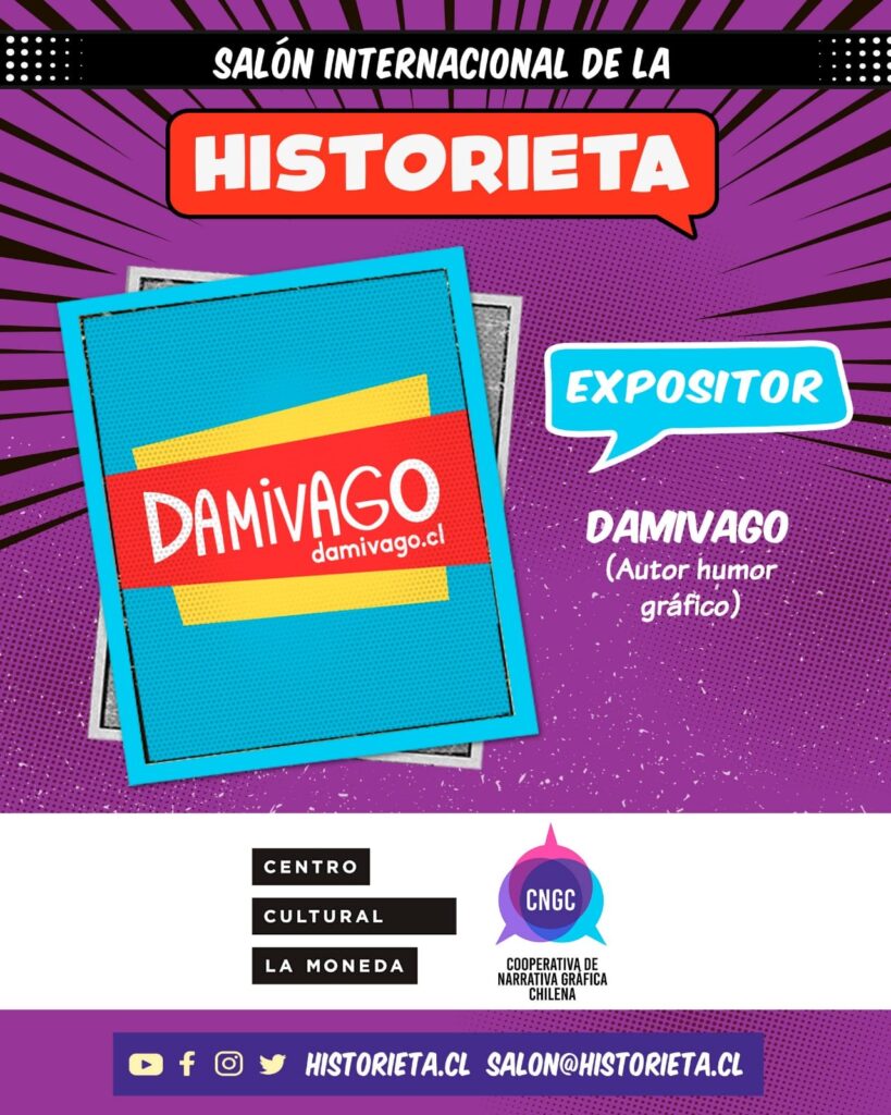 Damivago en el SALÓN INTERNACIONAL DE LA HISTORIETA 2024