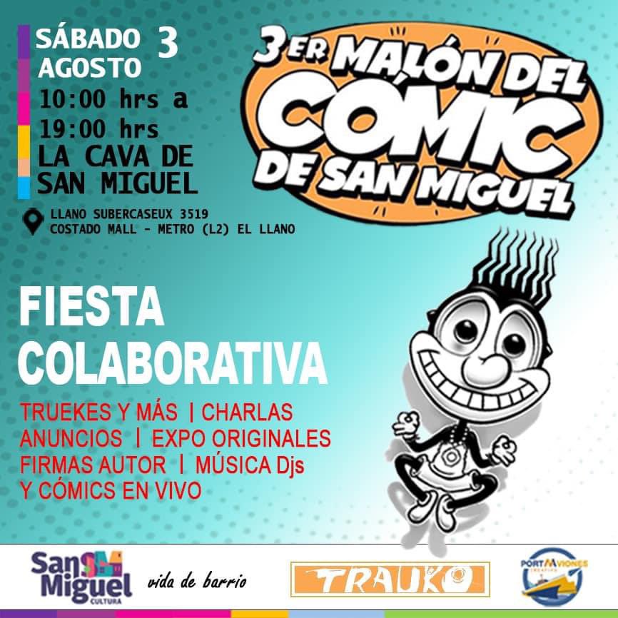 Damivago en el 3er Malón del Cómic en SAN MIGUEL 03 DE AGOSTO