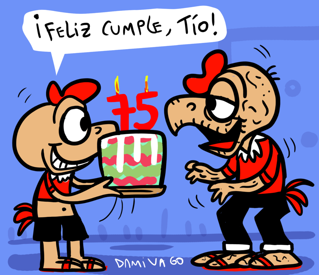 Damivago Nº 3888: Condorito 75 años! Mi versión en tiempo real…