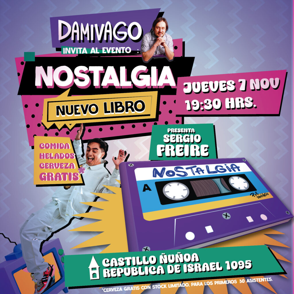 NUEVO LIBRO: NOSTALGIA (LANZAMIENTO Y PREVENTA)