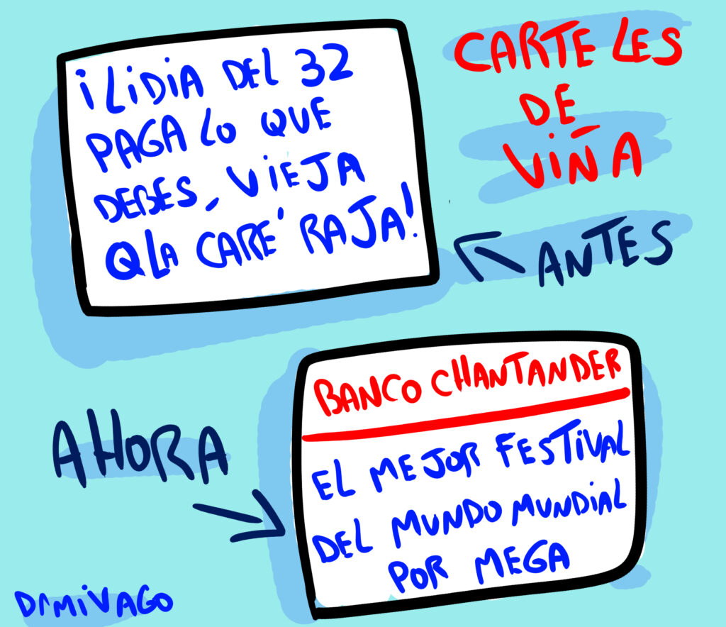 Damivago Nº 4135: Pancartas de antes vs ahora