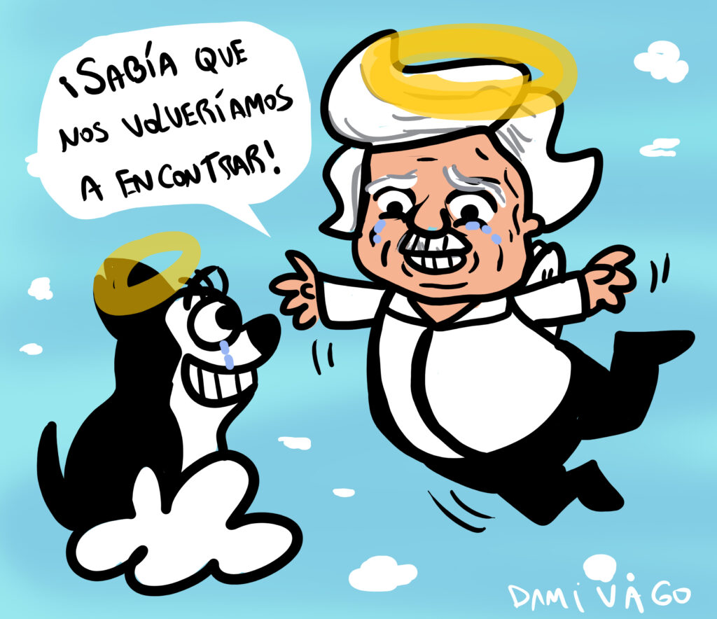 Mi humilde homenaje a Pepe Mujica junto a su perrita Manuela