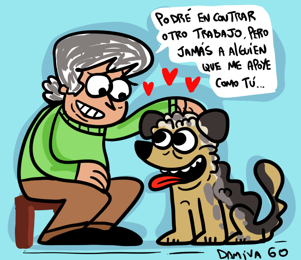 El caso del chofer y su perrito de apoyo emocional