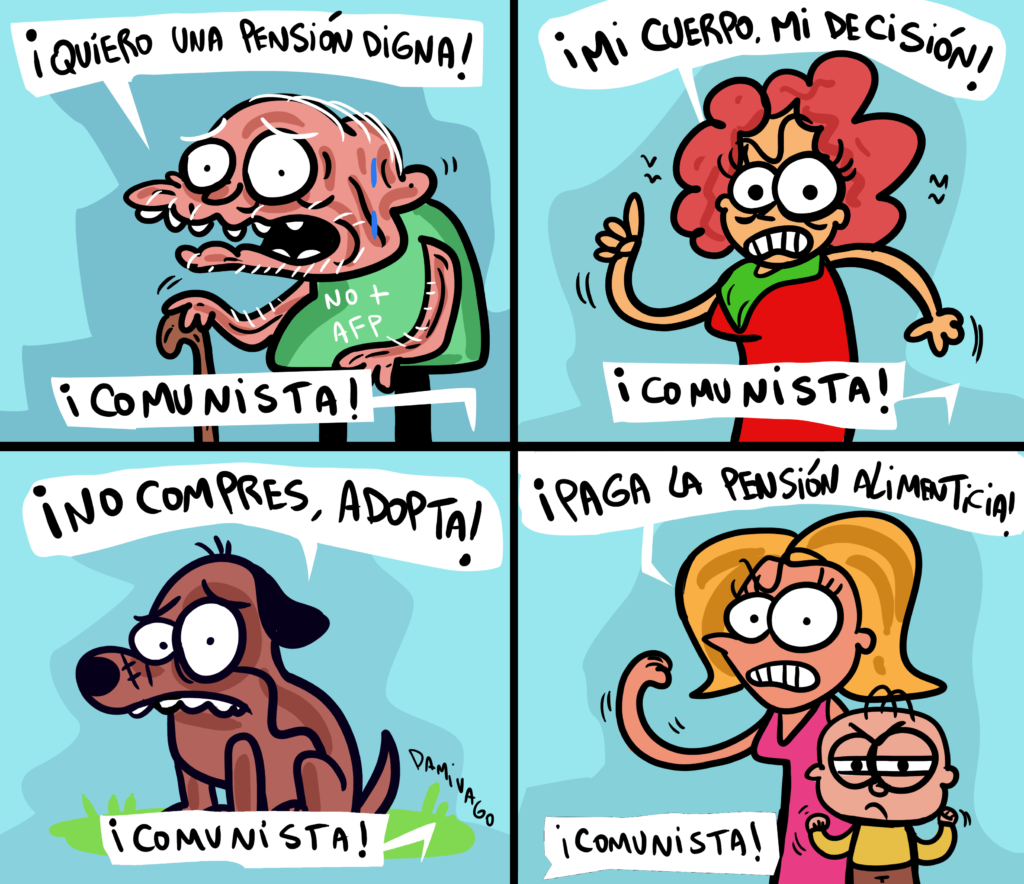 De la saga “veo comunistas”