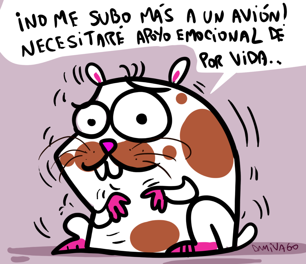 Sobre el Hámster  que se perdió en un vuelo de Latam