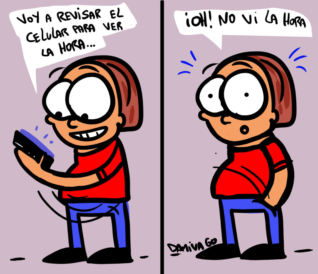 La hora… ¿Les pasa?