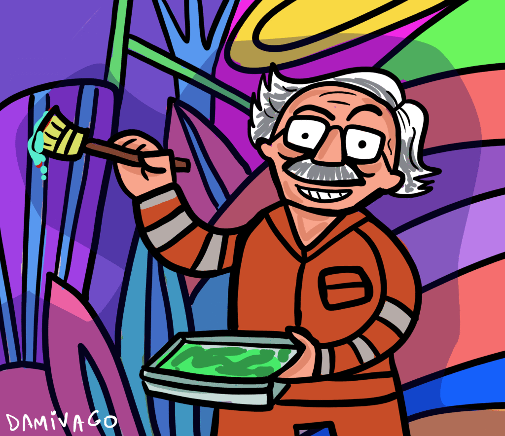 Viñeta del Día: Alejandro “Mono” González recibe el Premio Nacional de Artes Plásticas 2025