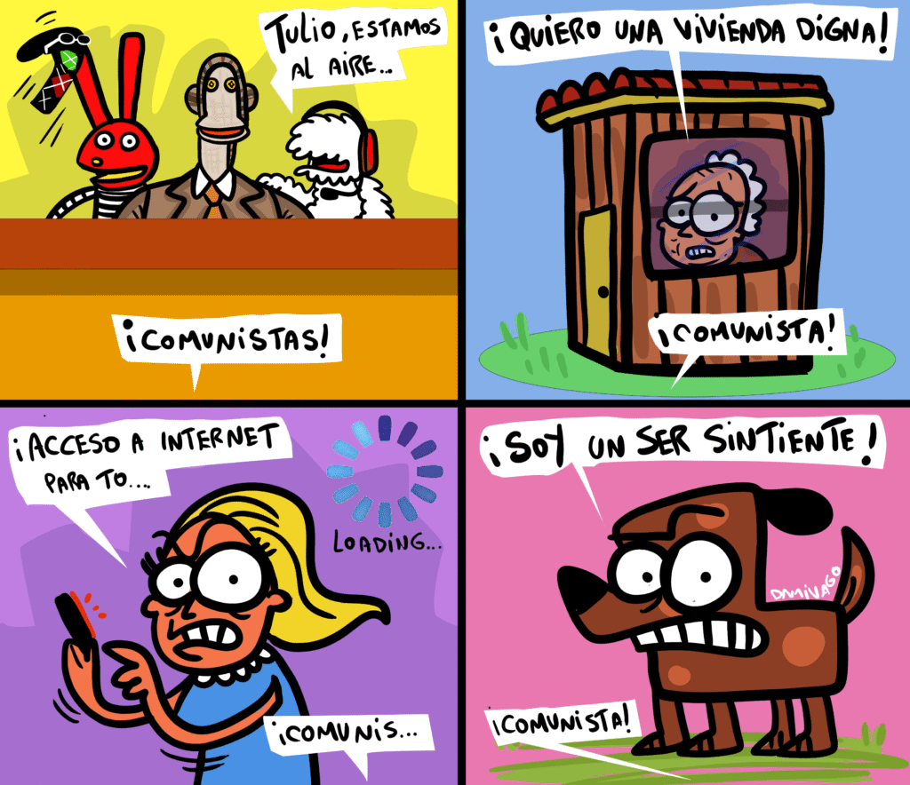 De la saga “veo comunistas”