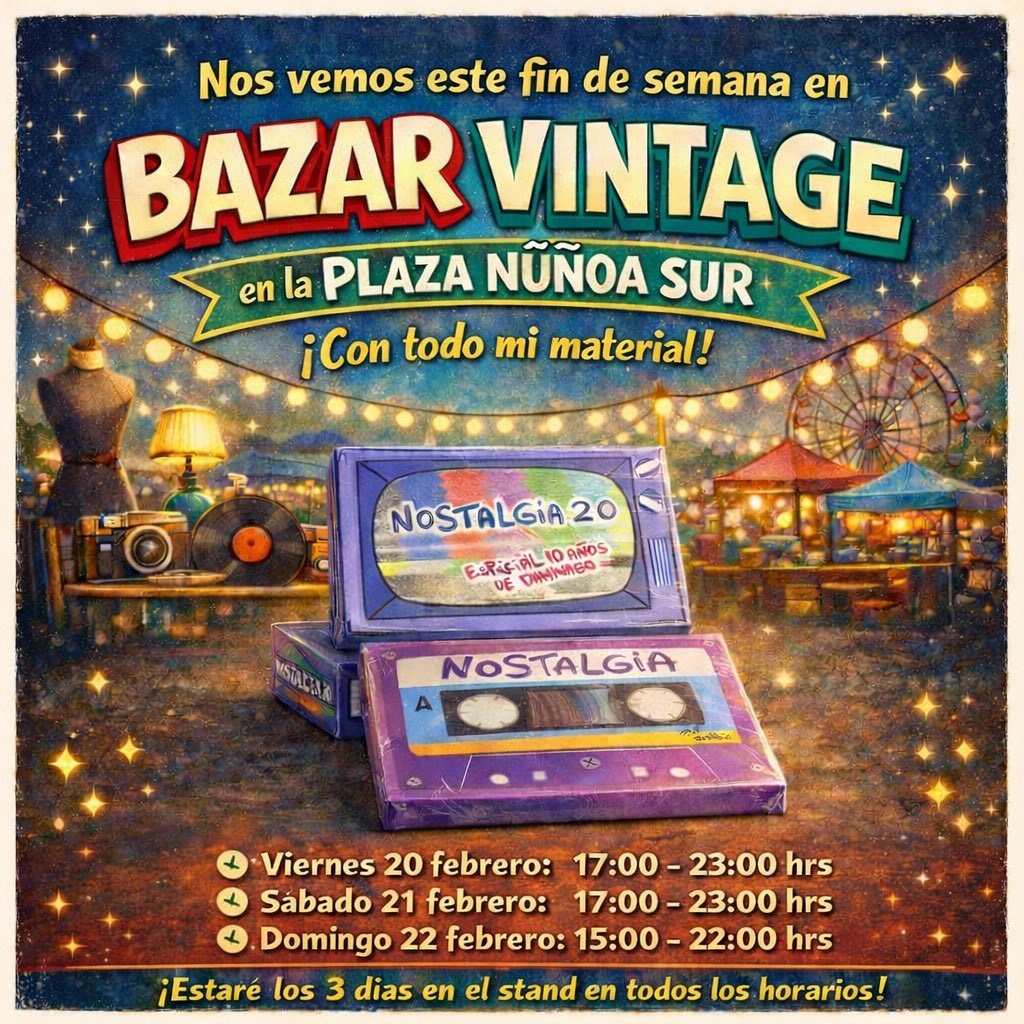 Damivago en BAZAR VINTAGE PLAZA ÑUÑOA SUR
