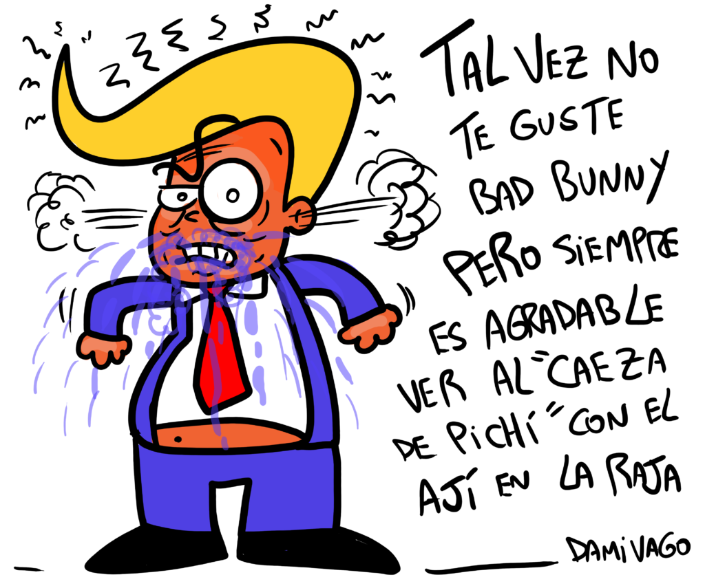 Se enojó el caeza de pichi