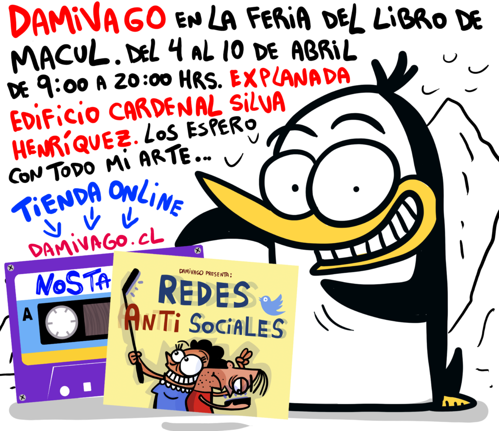 DAMIVAGO EN LA FERIA DEL LIBRO DE MACUL