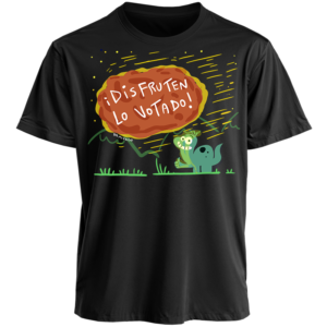 Polera Negra Unisex : Disfruten Lo Votado