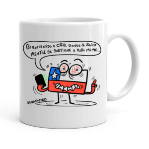 Tazón: Salud mental a puro meme