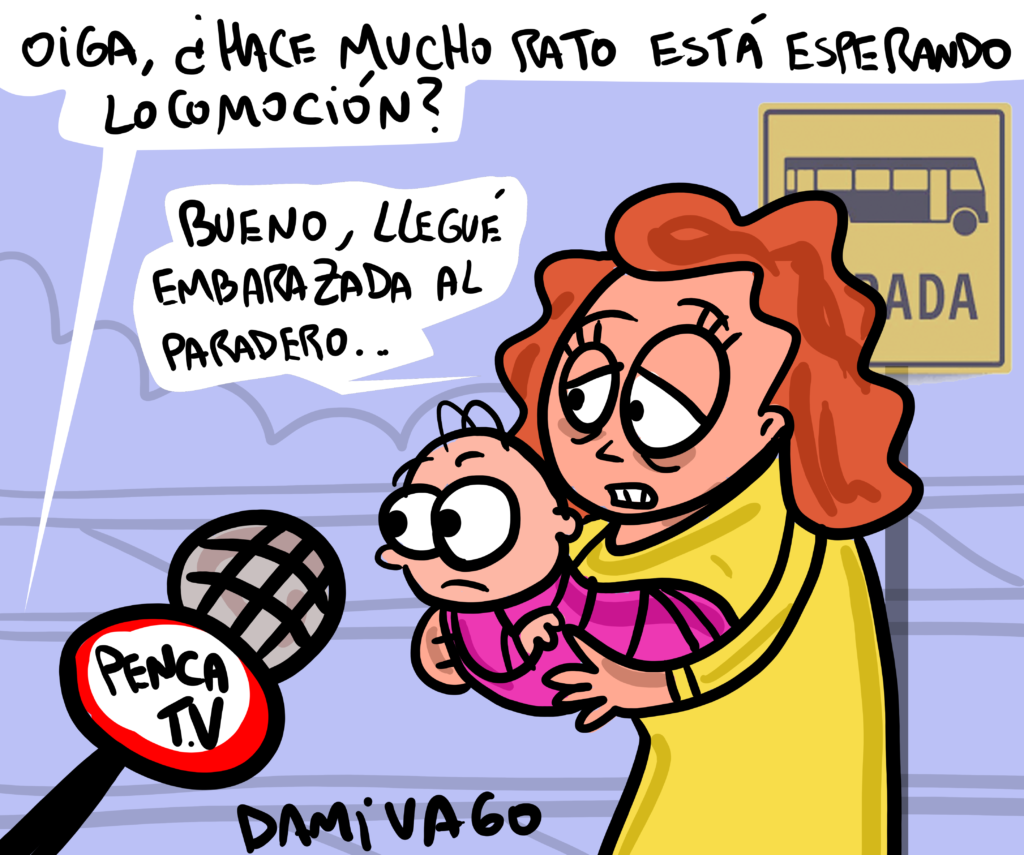 Menos Buses en la calle