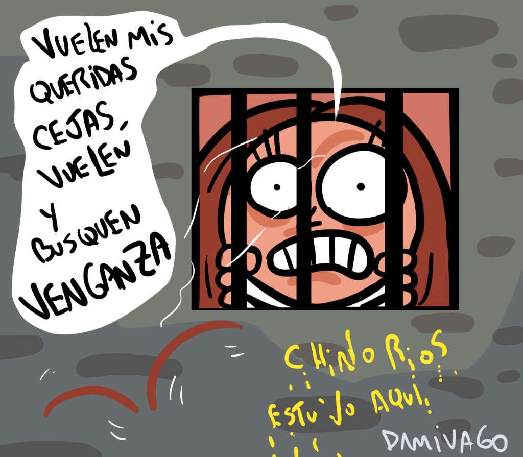 Cejas tras las rejas