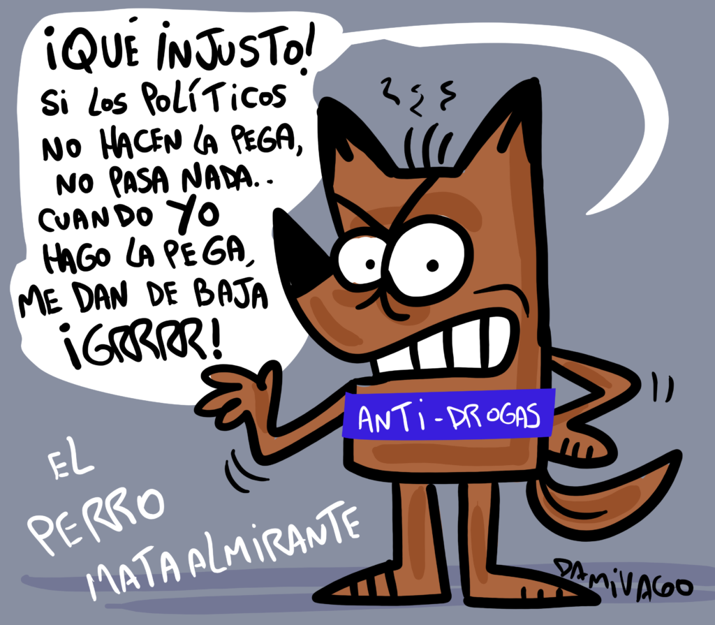 El perro mata almirante