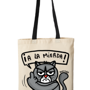 Bolsa Ecológica Tote Bag:  ¡A LA MIERDA!