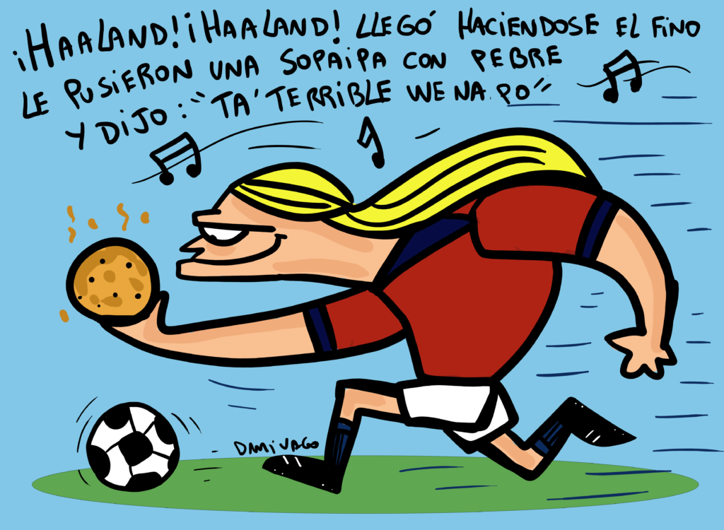 Haaland si visitara Chile …