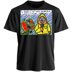 Polera Negra Unisex :Periodista Jurásico