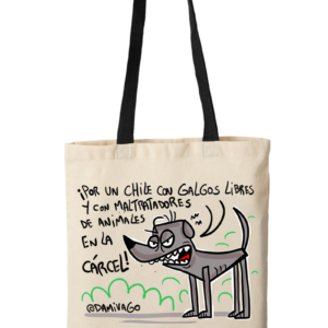 Bolsa Ecológica Tote Bag: Galgos Libres 2.0