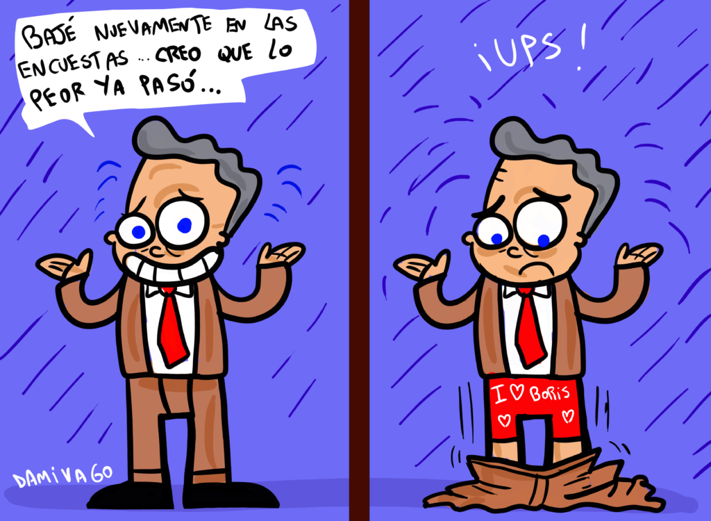Nueva Baja en las encuestas