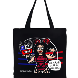 Bolsa Negra Tote Bag: Stephanie Vaquer Homenaje 2 (DTF)
