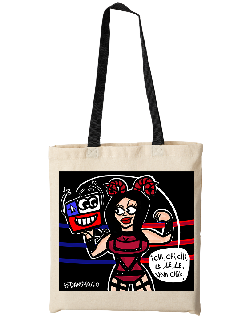 Bolsa Tote Bag: Stephanie Vaquer Homenaje 2 (IMPRESION DIRECTA)