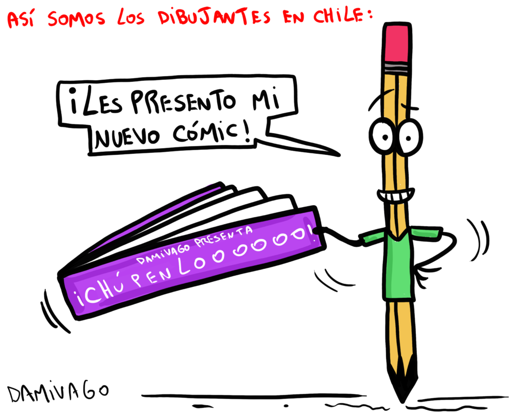 Así son los dibujantes en Chile