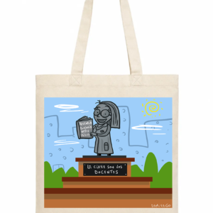 Bolsa Tote Bag: La Clave son los Docentes (IMPRESION DIRECTA)