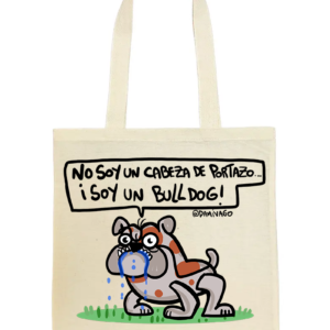 Bolsa Tote Bag: BULLDOG (IMPRESION DIRECTA)