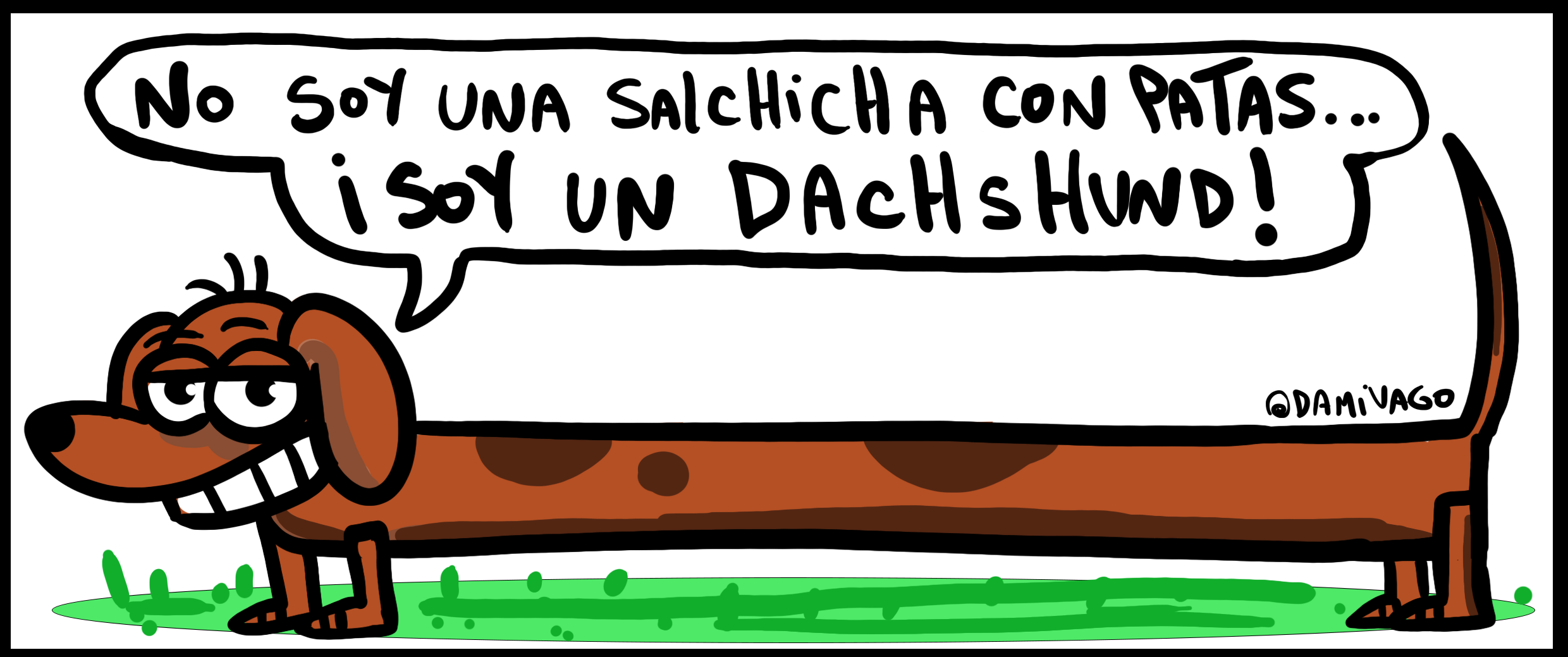 Bolsa Tote Bag: Dachshund(IMPRESION DIRECTA) - Imagen 2