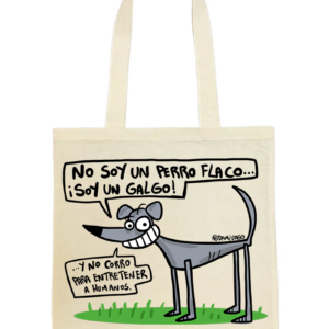 Bolsa Tote Bag: GALGO (IMPRESION DIRECTA)