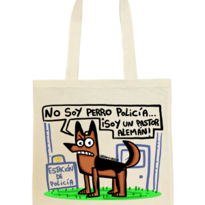 Bolsa Tote Bag: PASTOR ALEMAN (IMPRESION DIRECTA)